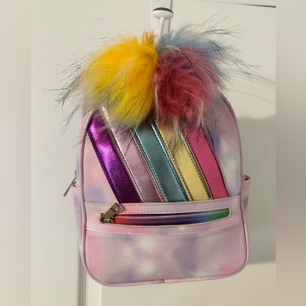 Underonesky Cute Mini Rainbow Backpack Nwt - image 1